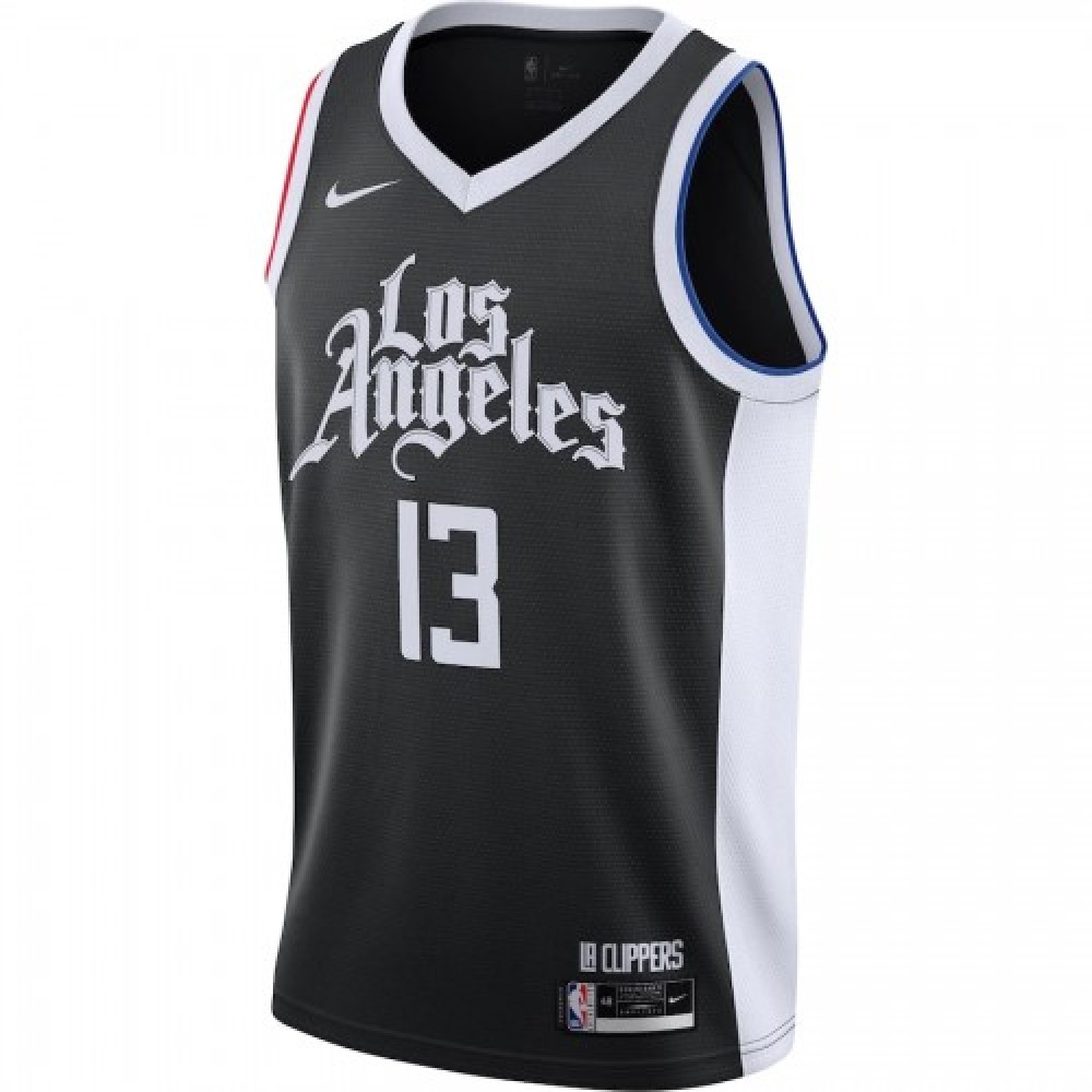 Men's LA Clippers Paul George #13 Black 2020/21 Swingman Player Jersey – City Edition-Pro Kit Vault | Brand New 26/27 Sports Jerseys